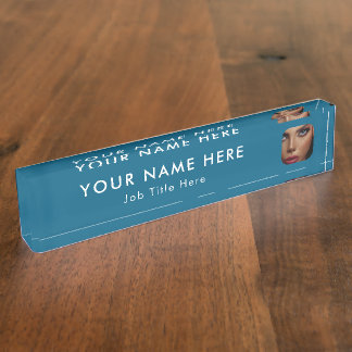 Porte-nom Pour Bureau Directeur professionnel de la photo d'entreprise b