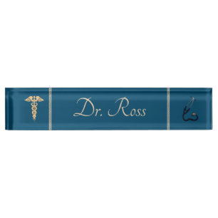 Porte-nom Pour Bureau Docteur