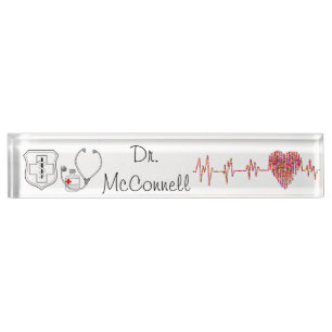 Porte-nom Pour Bureau Docteur