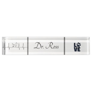 Porte-nom Pour Bureau Docteur