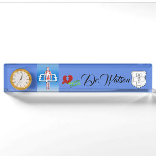 Porte-nom Pour Bureau Docteur Infirmière Bureau Médicale Destinée