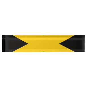 Porte-nom Pour Bureau Drapeau de la Jamaïque