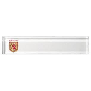 Porte-nom Pour Bureau Drapeau écossais