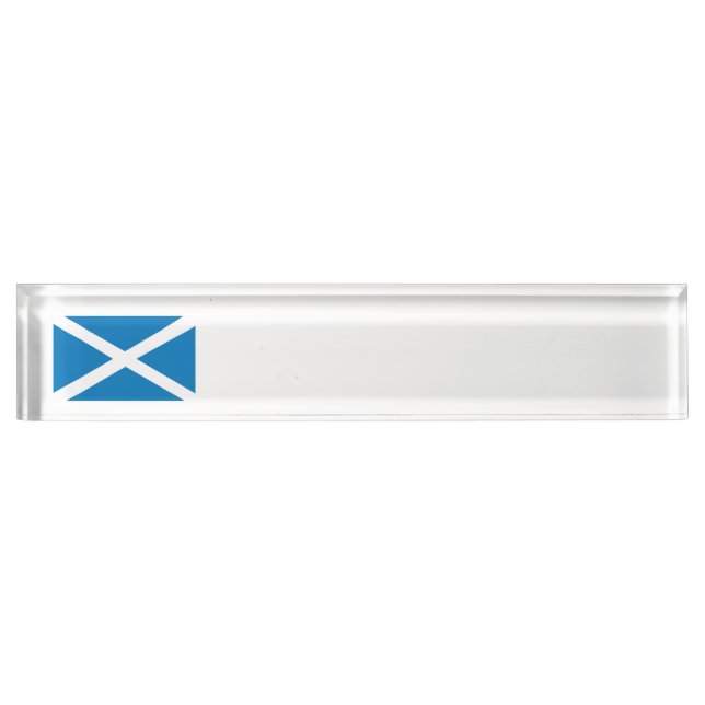 Porte-nom Pour Bureau Drapeau écossais (Devant)