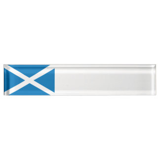 Porte-nom Pour Bureau Drapeau écossais