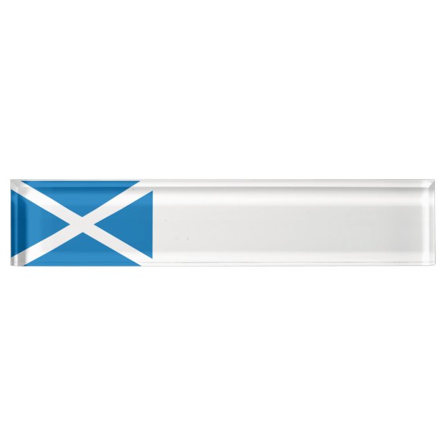 Porte-nom Pour Bureau Drapeau écossais (Devant)