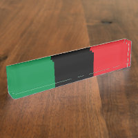 Drapeau panafricain de l'UNIA