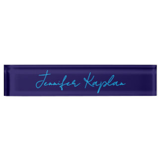 Porte-nom Pour Bureau Écriture Classique Minimaliste Professionnel