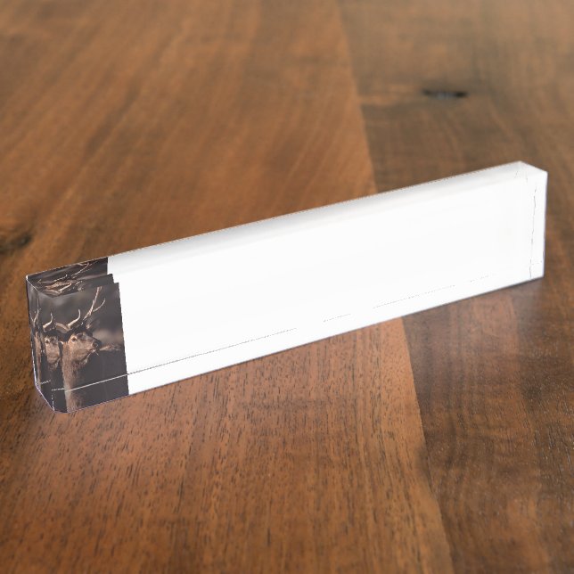 Porte-nom Pour Bureau élans (Taille)