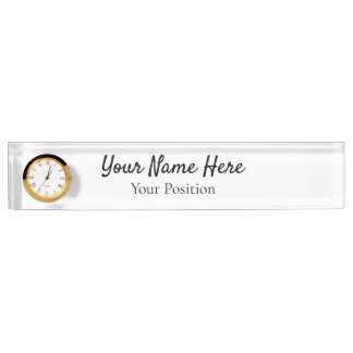 Porte-nom Pour Bureau Elegant Custom Desk Name Plate Sign