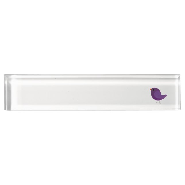 Porte-nom Pour Bureau Enfants mignonette birdy (Devant)
