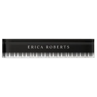 Enseignant de musique élégante Piano Keys foncé
