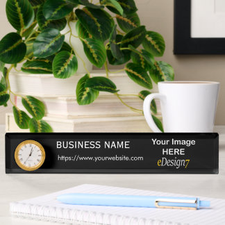 Porte-nom Pour Bureau Enseigne de nom de logo d'entreprise