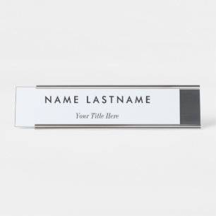 Porte-nom Pour Bureau Entreprise professionnelle moderne