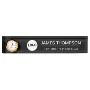 Porte-nom Pour Bureau Équipement de logo personnalisé pour l'employé de