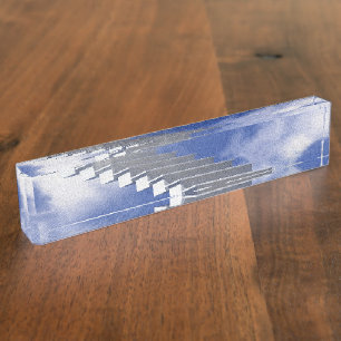 Porte-nom Pour Bureau escalier