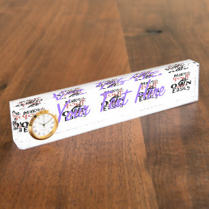 Porte-nom Pour Bureau Faites-vous facilement en une seule étape