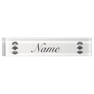 Porte-nom Pour Bureau Fans japonais Thunder_Cove 
