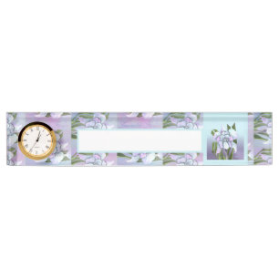 Porte-nom Pour Bureau Fleur Smeraldo