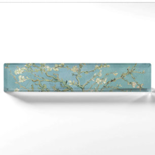 Porte-nom Pour Bureau Fleurs d'amandier par Vincent Van Gogh Beaux-arts