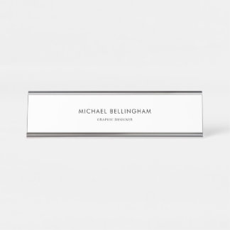 Porte-nom Pour Bureau Forme minimaliste simple