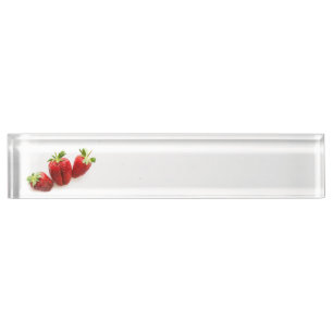 Porte-nom Pour Bureau Fraises