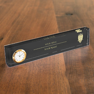 Porte-nom Pour Bureau Garde du corps