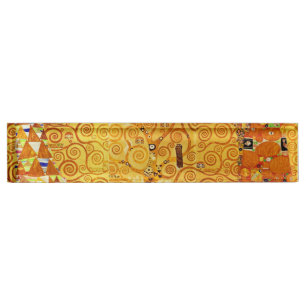Porte-nom Pour Bureau Gustav Klimt Arbre de Vie : Symboliste Art Nouveau