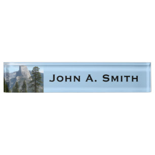 Porte-nom Pour Bureau Half Dome depuis Panorama Trail I