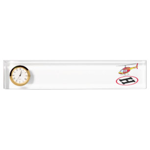 Porte-nom Pour Bureau Hélicoptère d'atterrissage