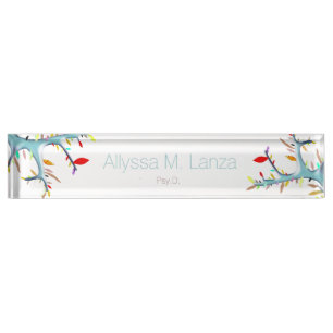 Porte-nom Pour Bureau Illustration de Rupydetequila Childrens