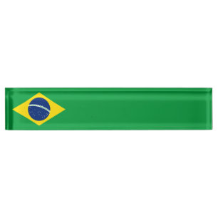 Porte-nom Pour Bureau Indicateur Brésil du bureau