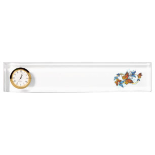 Porte-nom Pour Bureau Infinité de papillons monarques