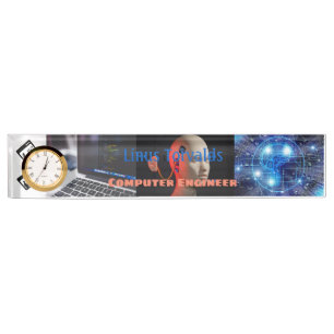Porte-nom Pour Bureau Informaticien de la programmation