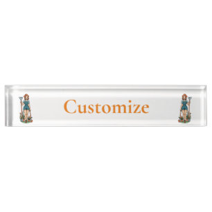 Porte-nom Pour Bureau Jardin Thunder_Cove