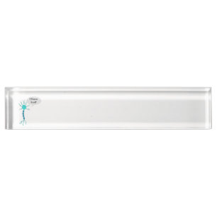 Porte-nom Pour Bureau Je Connais Stuff Neuron
