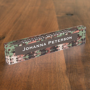Porte-nom Pour Bureau Jigsaw Puzzle Nouveauté