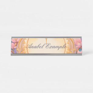 Porte-nom Pour Bureau Jolie fée de la Saint-Valentin – Cœur des royaumes