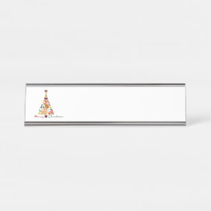 Porte-nom Pour Bureau Joyeux Noël