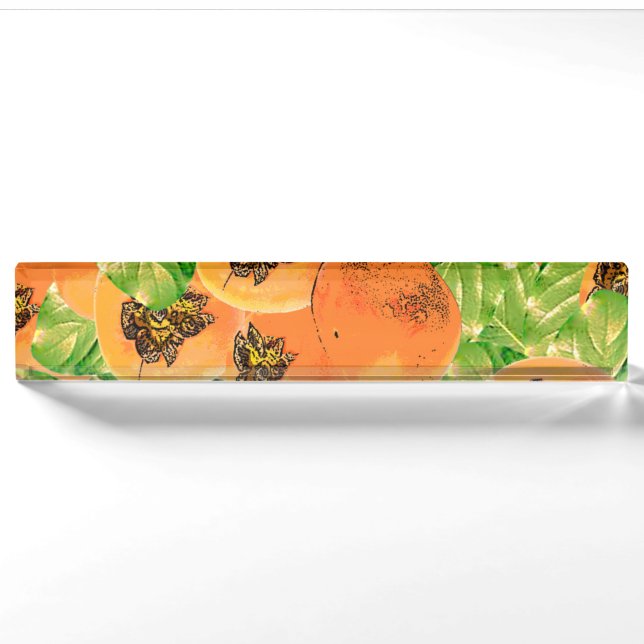Porte-nom Pour Bureau jungle de perssimon (Devant)
