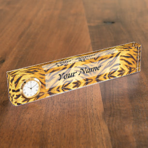 Porte-nom Pour Bureau Juste Tigre