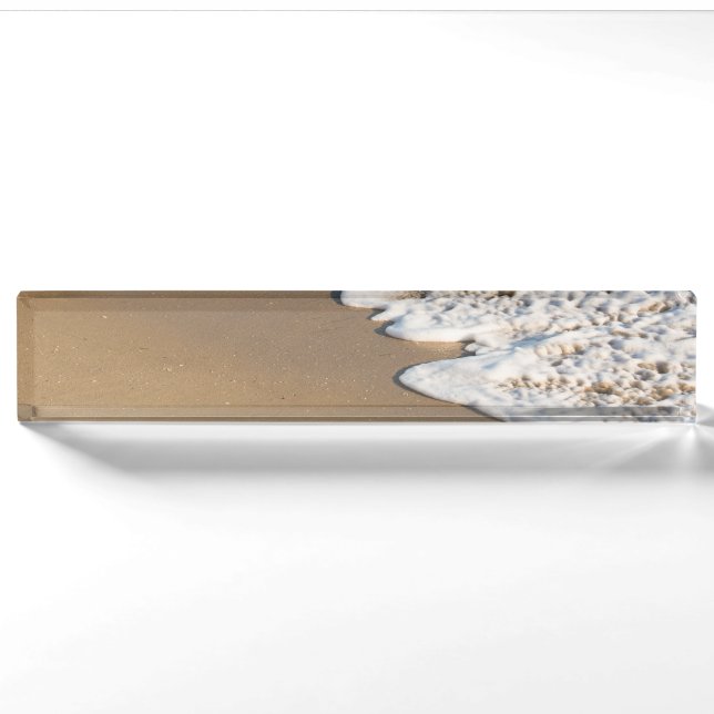 Porte-nom Pour Bureau La mer (Devant)