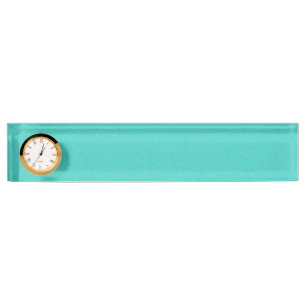 Porte-nom Pour Bureau La poussière d'étoile de turquoise