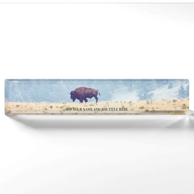 Porte-nom Pour Bureau Lamar (Devant)