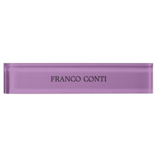Porte-nom Pour Bureau Lavande minimaliste Plain moderne