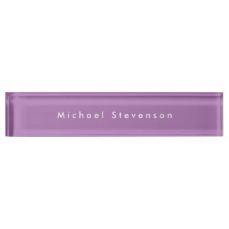 Porte-nom Pour Bureau Lavender tendance moderne professionnel