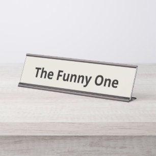Porte-nom Pour Bureau Le Funny One Personnalisable
