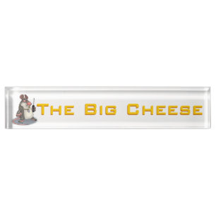Porte-nom Pour Bureau Le grand fromage