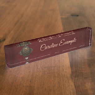 Porte-nom Pour Bureau L'Emblème de l'Amour.