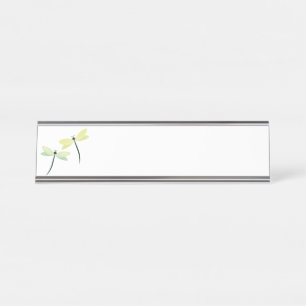 Porte-nom Pour Bureau Libellules